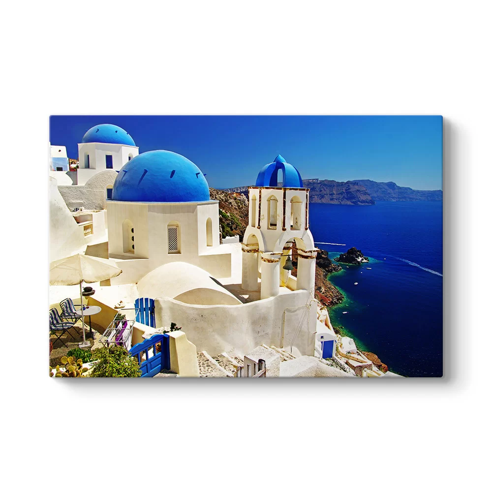 Santorini Yunanistan Tablosu - Model 1